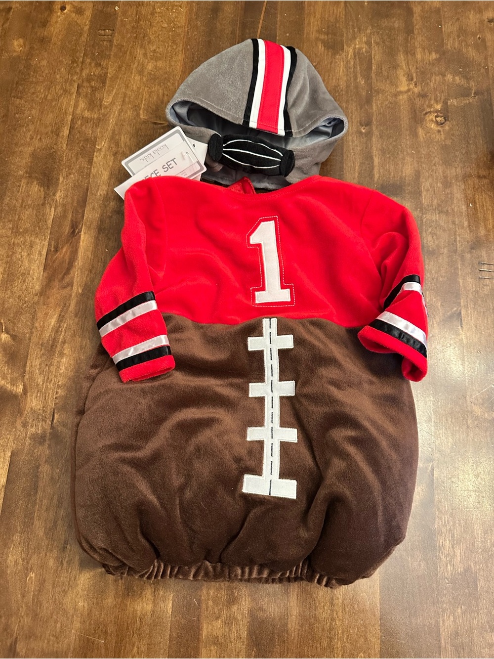 Baby Halloween Costume Football Sports 9-12 months trick or treat